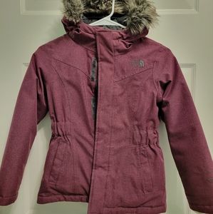 Girls Purple NorthFace Coat